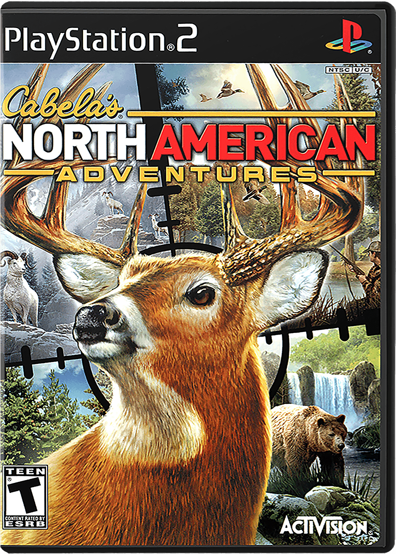 Cabela's North American Adventures box art for Playstation 2